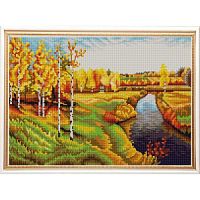 9959 "Золотая осень" (И. Левитан) Рисунок на ткани