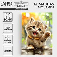 Алмазная мозаика «Пушистый Милаш», 30 х 40 см